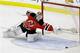 Schneider can't reach Raffi Torres' game-tying shot.