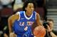 Mar. 10, 2012; Las Vegas, NV, USA; Louisiana Tech Bulldogs guard Kenneth Smith (4) dribbles the ball up the court while playing against the New Mexico State Aggie during the first half of the finals of the WAC tournament at the Orleans Arena. Mandatory Cr