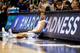 Tokoto waits at the scorers' table as a freshman Tar Heel.