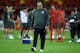 BUCHAREST, ROMANIA - MAY 08: Marcelo Bielsa coach of Athletic Bilbao looks thoughtful during the Athletic Bilbao training session ahead of the UEFA Europa League Final between Atletico Madrid and Athletic Bilbao at the National Arena on May 8, 2012 in Bu