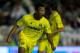 MADRID, SPAIN - JANUARY 06: Ikechukwu Uche of Villarreal CF celebrates scoring their fifth goal during the La Liga match between Rayo Vallecano de Madrid and Villarreal CF at Estadio de Vallecas on January 6, 2014 in Madrid, Spain. (Photo by Gonzalo Arro