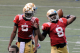Everett Golson (left) and Malik Zaire (right) are the only two scholarship quarterbacks in camp this spring.