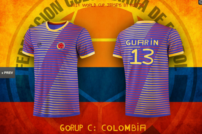 طرح پیراهن جالب  برای 32 تیم جام‌ جهانی ! « خیلی زیباست » 1