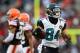 Dec 1, 2013; Cleveland, OH, USA; Jacksonville Jaguars wide receiver Cecil Shorts (84) against the Cleveland Browns at FirstEnergy Stadium. Mandatory Credit: Andrew Weber-USA TODAY Sports
