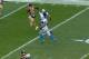 Brown beat four defenders to score against the Lions.