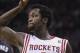 Mar 4, 2014; Houston, TX, USA; Houston Rockets point guard Patrick Beverley (2) reacts after making a basket during the first quarter against the Miami Heat at Toyota Center. Mandatory Credit: Troy Taormina-USA TODAY Sports