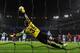 MANCHESTER, ENGLAND - NOVEMBER 05: Sergio Aguero of Manchester City scores the opening goal from the penalty spot past Igor Akinfeev of CSKA during the UEFA Champions League Group D match between Manchester City and CSKA Moscow at the Etihad Stadium on