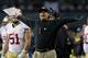 Jim Harbaugh was as demonstrative as ever during the NFC Championship Game.
