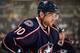 COLUMBUS, OH - MARCH 1: Marian Gaborik #10 of the Columbus Blue Jackets waits for a face off against the Florida Panthers on March 1, 2014 at Nationwide Arena in Columbus, Ohio. Columbus defeated Florida 6-3. (Photo by Jamie Sabau/NHLI via Getty Images)