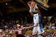 DURHAM, NC - FEBRUARY 25: Rodney Hood #5 of the Duke Blue Devils throws down an alley-oop dunk over Trevor Thompson #32 of the Virginia Tech Hokies during a game at Cameron Indoor Stadium on February 25, 2014 in Durham, North Carolina. (Photo by Grant H