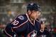 COLUMBUS, OH - MARCH 1: Marian Gaborik #10 of the Columbus Blue Jackets waits for a face off against the Florida Panthers on March 1, 2014 at Nationwide Arena in Columbus, Ohio. Columbus defeated Florida 6-3. (Photo by Jamie Sabau/NHLI via Getty Images)