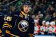 BUFFALO, NY - JANUARY 21: Matt Moulson #26 of the Buffalo Sabres skates against the Florida Panthers on January 21, 2014 at the First Niagara Center in Buffalo, New York. (Photo by Bill Wippert/NHLI via Getty Images)