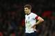 LONDON, ENGLAND - MARCH 05: Steven Gerrard of England looks on during the International Friendly match between England and Denmark at Wembley Stadium on March 5, 2014 in London, England. (Photo by Laurence Griffiths/Getty Images)