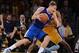 Oct 29, 2013; Los Angeles, CA, USA; Los Angeles Lakers shooting guard Wesley Johnson (11) guards Los Angeles Clippers power forward Blake Griffin (32) in the second half of the game at the Staples Center. Lakers won 116-103. Mandatory Credit: Jayne Kami