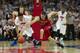 DALLAS, TX - FEBRUARY 5: Sterling Brown #3 of the SMU Mustangs steals the ball from Luke Hancock #11 of the Louisville Cardinals on February 5, 2014 at Moody Coliseum in Dallas, Texas. (Photo by Cooper Neill/Getty Images)