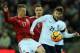LONDON, ENGLAND - MARCH 05: Adam Lallana of England challenges for the ball with Niki Zimling of Denmark during the International Friendly match between England and Denmark at Wembley Stadium on March 5, 2014 in London, England. (Photo by Richard Heathc