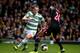 GLASGOW, SCOTLAND - OCTOBER 22: Anthony Stokes of Celtic takes on Stefano Denswil of Ajax during the UEFA Champions League Group H match between Celtic and Ajax at Celtic Park Stadium on October 22, 2013 in Glasgow, Scotland. (Photo by Jeff J Mitchell/G