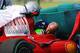 Dr. Hartstein treating Felipe Massa at the Hungaroring in 2009.