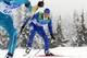 VANCOUVER, BC - MARCH 13: Nikolay Polukhin of Russia competes during the Men's 3km Pursuit Visually Impaired Biathlon on Day 2 of the 2010 Vancouver Winter Paralympics at Whistler Paralympic Park on March 13, 2010 in Whistler, Canada. (Photo by Hannah Pe