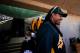 PHOENIX, AZ - MARCH 10: Manny Ramirez #1 of the Oakland Athletics in the dugout before the start of a spring training baseball game against the Cincinnati Reds at the Phoenix Municipal Stadium on March 10, 2012 in Phoenix, Arizona. (Photo by Kevork Djan