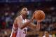 Dec 1, 2013; Toronto, Ontario, CAN; Toronto Raptors small forward Rudy Gay (22) takes a free throw shot during the fourth quarter of a game against the Denver Nuggets at the Air Canada Centre. Denver won the game 112-98. Mandatory Credit: Mark Konezny-USA