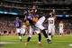 September 10, 2012; Baltimore, MD, USA; Baltimore Ravens tight end Dennis Pitta (88) catches a touchdown pass during the game against the Cincinnati Bengals at M&T Bank Stadium. Mandatory Credit: Evan Habeeb-USA TODAY Sports