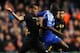 LONDON, ENGLAND - APRIL 18: Ramires of Chelsea is challenged by Daniel Alves of Barcelona during the UEFA Champions League Semi Final first leg match between Chelsea and Barcelona at Stamford Bridge on April 18, 2012 in London, England. (Photo by Michael
