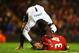 LIVERPOOL, ENGLAND - JANUARY 05: Martin Kelly of Liverpool holds his head as Brad Jones of Liverpool shows concern during the Budweiser FA Cup third round match between Liverpool and Oldham Athletic at Anfield on January 5, 2014 in Liverpool, England. (