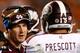 Mississippi State head coach Dan Mullen (left) and QB Dak Prescott