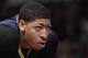 SACRAMENTO, CA - MARCH 3: Anthony Davis #23 of the New Orleans Pelicans gets ready to take on the Sacramento Kings at Sleep Train Arena on March 3, 2014 in Sacramento, California. NOTE TO USER: User expressly acknowledges and agrees that, by downloading