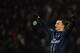 PARIS, FRANCE - FEBRUARY 08: Zlatan Ibrahimovic of Paris Saint-Germain celebrates his goal during the Ligue 1 match between Paris Saint-Germain FC and SC Bastia at Parc des Princes on February 8, 2013 in Paris, France. (Photo by Jamie McDonald/Getty Ima