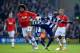 WEST BROMWICH, ENGLAND - MARCH 08: Marouane Fellaini of Manchester United battles with Youssuf Mulumbu of West Bromwich Albion during the Barclays Premier League match between West Bromwich Albion and Manchester United at The Hawthorns on March 8, 2014 i