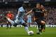 MANCHESTER, ENGLAND - OCTOBER 29: Micah Richards of Manchester City attempts to cross the ball past Stephen Ward of Wolverhampton Wanderers during the Barclays Premier League match between Manchester City and Wolverhampton Wanderers at Etihad Stadium on