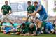 DUBLIN, IRELAND - MARCH 08: Cian Healy of Ireland scores a try during the RBS Six Nations match between Ireland and Italy at Aviva Stadium on March 8, 2014 in Dublin, Ireland. (Photo by Ben Hoskins/Getty Images)