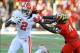 Oct 26, 2013; College Park, MD, USA; Clemson Tigers wide receiver Sammy Watkins (2) tackled following his catch by Maryland Terrapins defensive back William Likely (4) at Byrd Stadium. Mandatory Credit: Mitch Stringer-USA TODAY Sports
