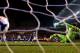 LONDON, ENGLAND - MARCH 08: Eden Hazard of Chelsea scores his team's second goal from the penalty spot past goalkeeper Hugo Lloris of Spurs during the Barclays Premier League match between Chelsea and Tottenham Hotspur at Stamford Bridge on March 8, 2014