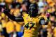 COLUMBIA, MO - OCTOBER 19: Defensive lineman Kony Ealy #47 of the Missouri Tigers reacts after a sack of quarterback Tyler Murphy #3 of the Florida Gator sduring the game at Faurot Field/Memorial Stadium on October 19, 2013 in Columbia, Missouri. (Photo