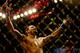 BOSTON, MA - AUGUST 17: Michael Johnson celebrates following his win against Joe Lauzon in their middleweight bout at TD Garden on August 17, 2013 in Boston, Massachusetts. (Photo by Jared Wickerham/Getty Images)
