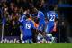LONDON, ENGLAND - MARCH 08: (L-R) Demba Ba #19 of Chelsea celebrates with teammates Oscar, Ramires and Willian after scoring his team's fourth goal during the Barclays Premier League match between Chelsea and Tottenham Hotspur at Stamford Bridge on March
