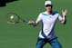 INDIAN WELLS, CA - MARCH 08: Andy Murray of Great Britain hits a return to Lukas Rosol of the Czech Republic during the BNP Paribas Open at Indian Wells Tennis Garden on March 8, 2014 in Indian Wells, California. (Photo by Stephen Dunn/Getty Images)