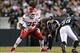 Sep 19, 2013; Philadelphia, PA, USA; Kansas City Chiefs offensive tackle Branden Albert (76) during the third quarter against the Philadelphia Eagles at Lincoln Financial Field. The Chiefs defeated the Eagles 26-16. Mandatory Credit: Howard Smith-USA TODA