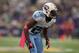 Oct 7, 2012; Minneapolis, MN, USA; Tennessee Titans defensive back Alterraun Verner (20) against the Minnesota Vikings at the Metrodome. The Vikings defeated the Titans 30-7. Mandatory Credit: Brace Hemmelgarn-USA TODAY Sports
