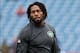 Nov 17, 2013; Orchard Park, NY, USA; New York Jets cornerback Antonio Cromartie (31) before the game against the Buffalo Bills at Ralph Wilson Stadium. Mandatory Credit: Kevin Hoffman-USA TODAY Sports