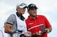 Reed's caddie is his brother-in-law, Kessler Karain.