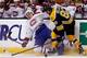 BOSTON, MA - JANUARY 30: Kevan Miller #86 of the Boston Bruins collides with Rene Bourque #17 of the Montreal Canadiens in the 2nd period at TD Garden on January 30, 2014 in Boston, Massachusetts. The Canadiens won 4-1. (Photo by Jim Rogash/Getty Images