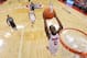 COLUMBUS, OH - MARCH 9: Sam Thompson #12 of the Ohio State Buckeyes glides in all alone for a slam dunk in the second half against the Michigan State Spartans on March 9, 2014 at Value City Arena in Columbus, Ohio. Ohio State defeated Michigan State 69-