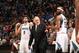 MINNEAPOLIS, MN - JANUARY 29: Rick Adelman of the Minnesota Timberwolves coaches against the New Orleans Pelicans on January 29, 2014 at Target Center in Minneapolis, Minnesota. NOTE TO USER: User expressly acknowledges and agrees that, by downloading an