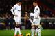 LONDON, ENGLAND - FEBRUARY 22: Robin Van Persie, Juan Mata and Wayne Rooney of Manchester United stand over a free kick during the Barclays Premier League match between Crystal Palace and Manchester United at Selhurst Park on February 22, 2014 in London,