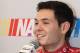 Kyle Larson talks to media at Daytona International Speedway