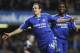 LONDON - FEBRUARY 10: Arjen Robben of Chelsea celebrates as his shot deflects off of Abel Xavier of Middlesbrough for their second goal during the Barclays Premiership match between Chelsea and Middlesbrough at Stamford Bridge on February 10, 2007 in Lon